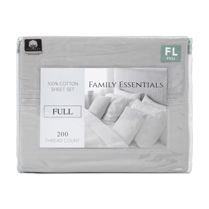 Bed Sheet Set Cool Toned Bedding Color Palette in Organized Stack