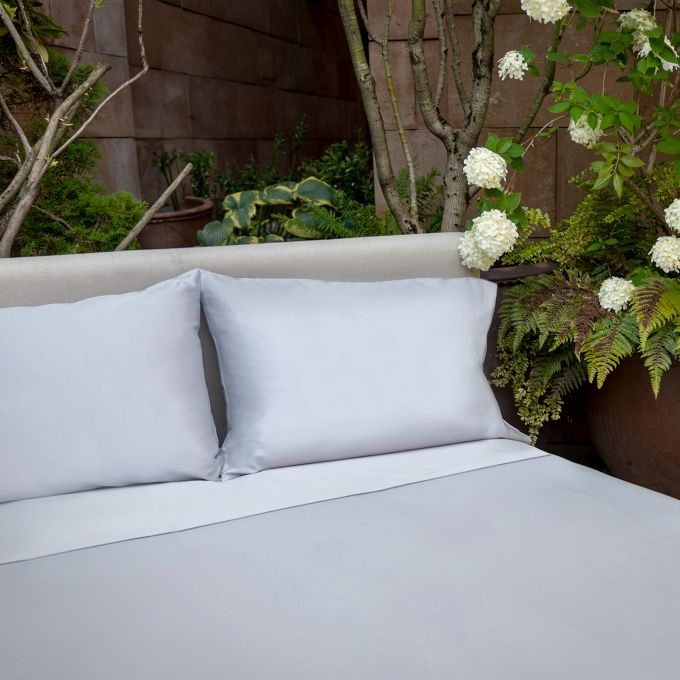 Bed Sheets White Hemstitch Border Tailored Classic Bedding