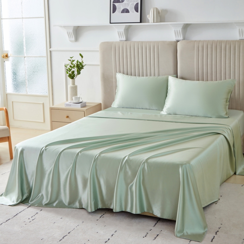 Bedding Set Mulberry Silk Lustrous Sheen Luxury Silk Sheet Set
