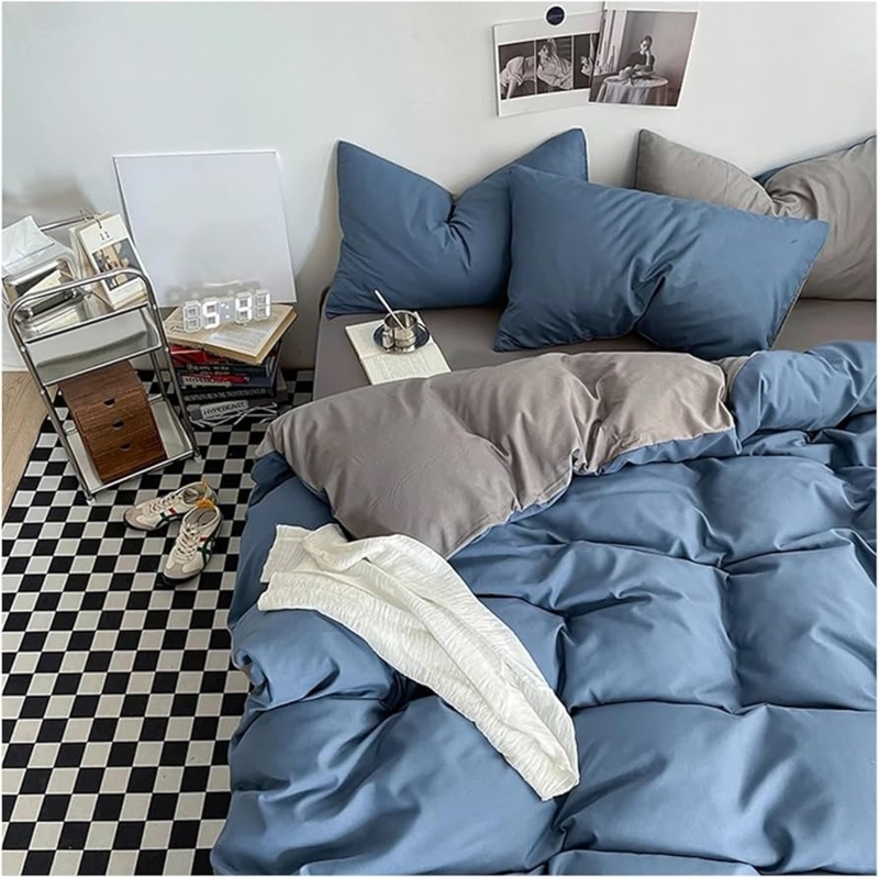 Bedding Set Off-White Relaxed Texture Minimalist White Bedding Set