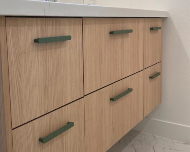 Cabinet Handle Matte Rectangular Bar Pull Farmhouse Style