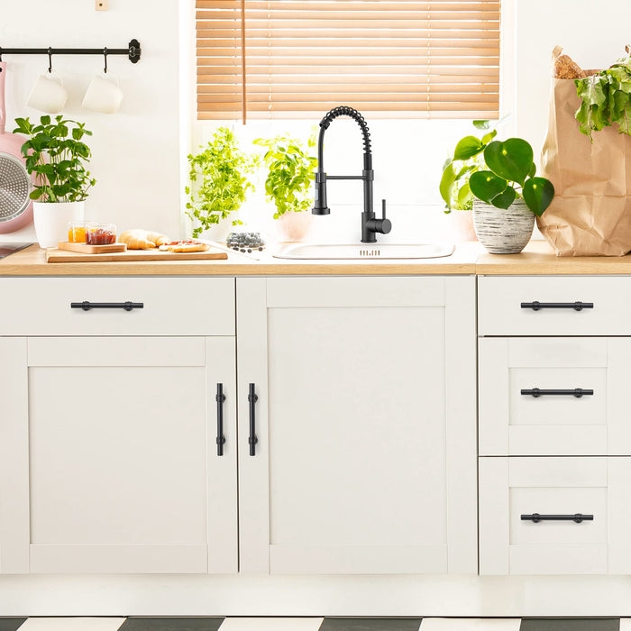 Cabinet Handle: Minimalist D-Shape Pull for Kitchens, Matte Finish