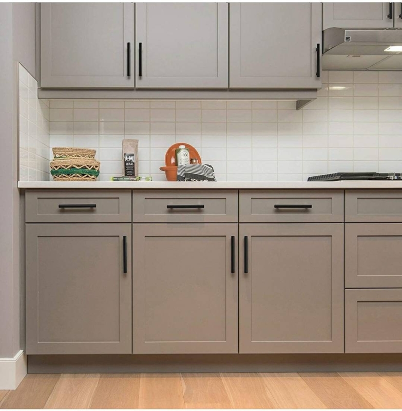 Cabinet Handle Slim T-Bar Design Mixed Metallic Finishes Collection