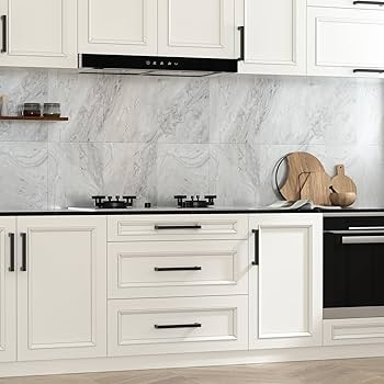 Cabinet Pull: Architectural T-Bar Handle with Overhanging Ends, Matte Finish