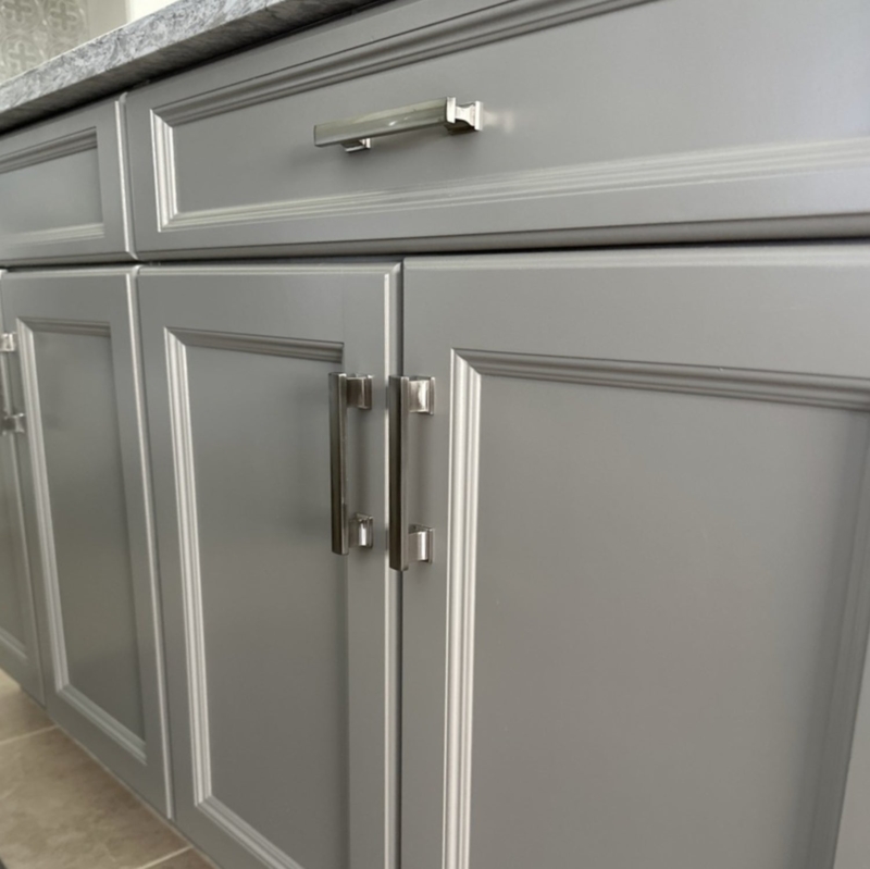 Cabinet Pull Satin Nickel Finish Linear Bar Contemporary Brushed Hardware