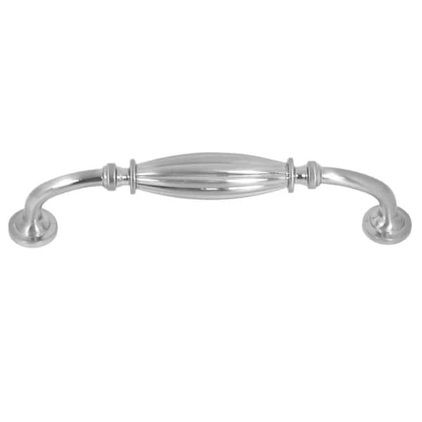 Cabinet Pull Satin Nickel French Country Scrollwork