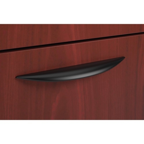 Cabinet Pull Slim Bow Shape Matte Black Minimalist Kitchen Hardware