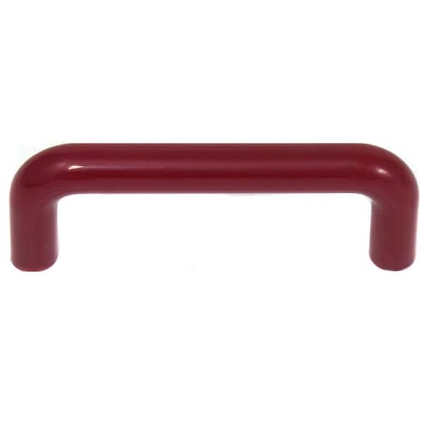 Cabinet Pulls Bright Red Plastic Arched Playful Hardware