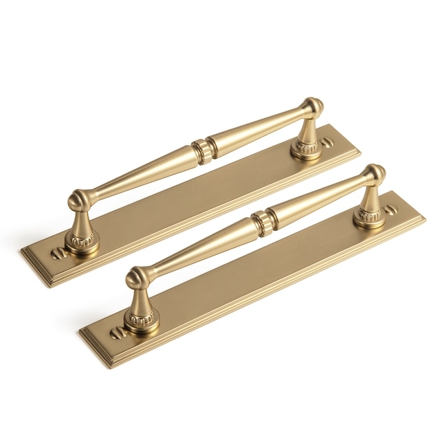 Cabinet Pulls Champagne Bronze Knurled Industrial Chic