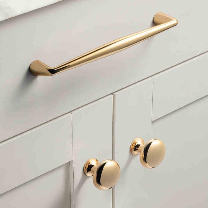 Cabinet Pulls: Polished Finish T-Bar Handles with Sleek Cylindrical Design