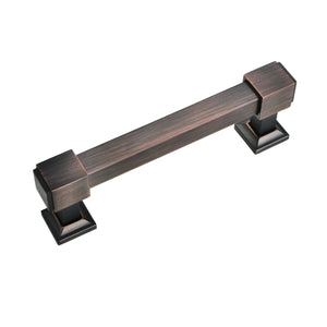 Cabinet Pulls: Traditional Oil Rubbed Bronze Arched Handles and Backplates