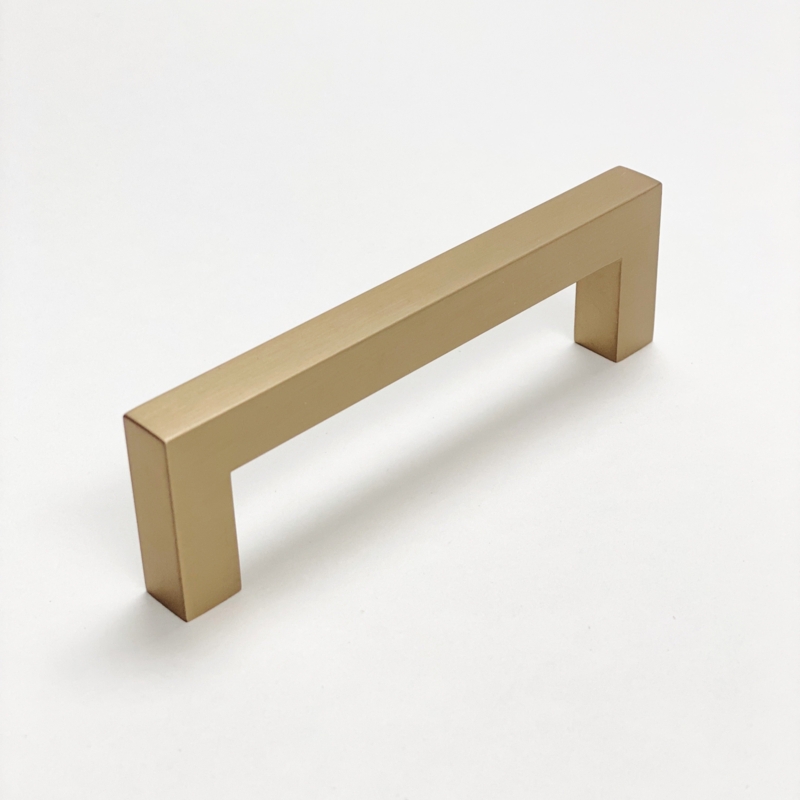 Champagne Bronze Cabinet Knobs & Pulls: Ribbed & Faceted details