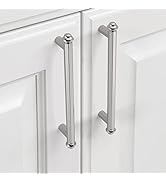 Circular Cabinet Knob, Brushed Satin Nickel with Tapered Base
