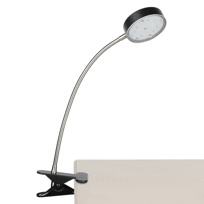 Clamp Desk Lamp Matte Adjustable Gooseneck Spring Clip