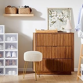 Closet System with Modular Design and Tiered Footwear Storage