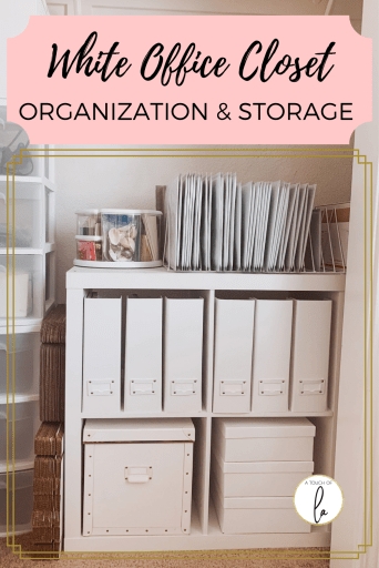 Closet System with Teal Accent Bins Craft Room Organization