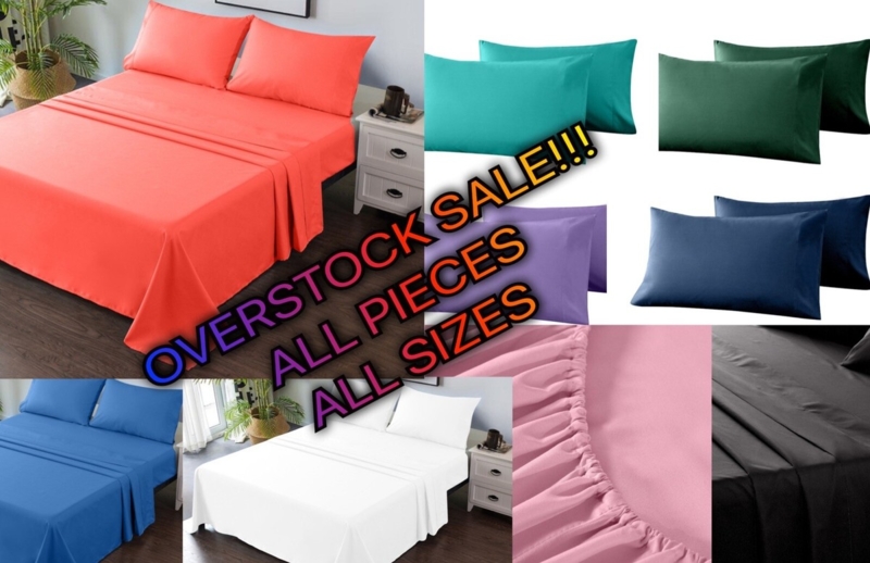 Colorful Bed Sheet Set Wide Color Selection Folded Design