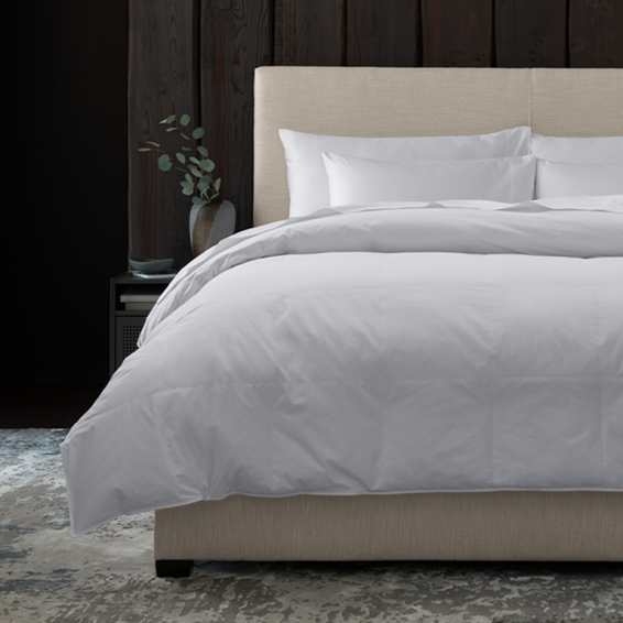 Comforter Box Stitch Quilting High Loft Minimalist Bedding