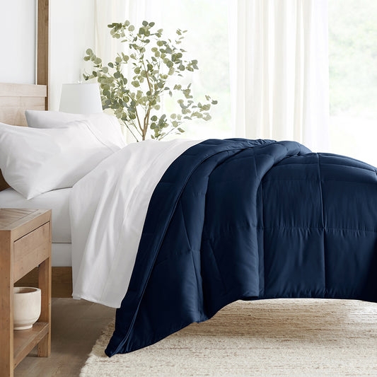 Comforter Set Stone Grey Waffle Weave Texture Cozy