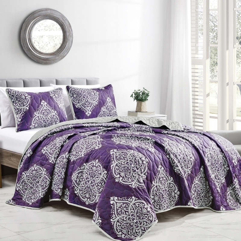 Comforter Set with Pintuck Pleats for Textured Pintuck Bedding Styling.