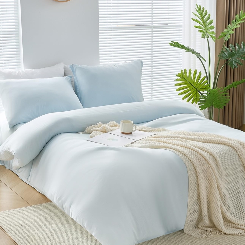 Cooling Duvet Cover Queen | WhatsBedding 3-Piece Nylon Bedding Set - CP  Deals
