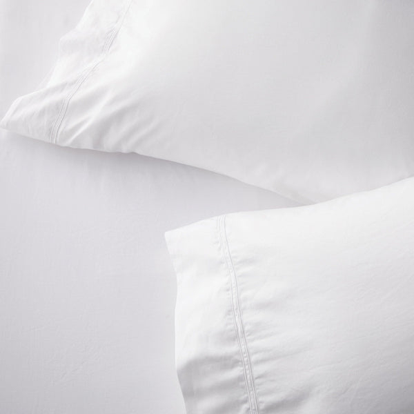 Cotton Pillowcase Set with Color Coded Embroidery Hotel Quality