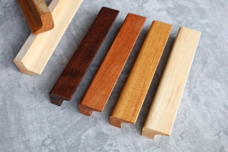 Curved Cabinet Pulls Ergonomic Wood Drawer Handles