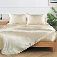 Deep Navy Blue Bed Sheet Set with High Gloss Finish and Bed Bench