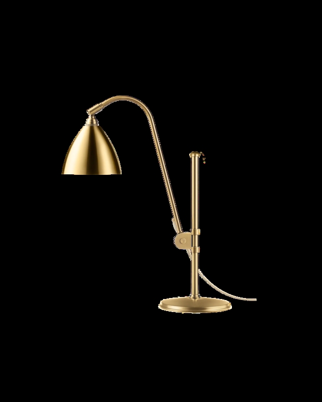 Desk Lamp Bauhaus Industrial Adjustable Cantilever Arm Brass Finish