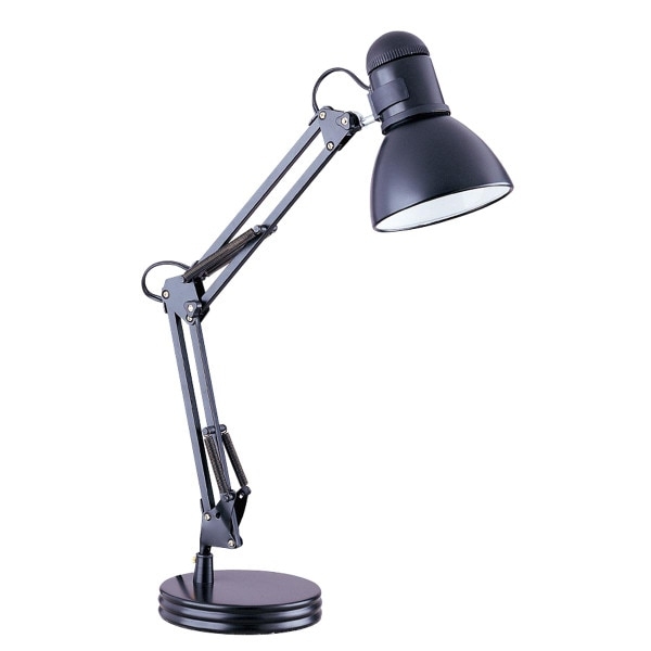 Desk Lamp Black Matte Swing Arm with Tension Spring Joints