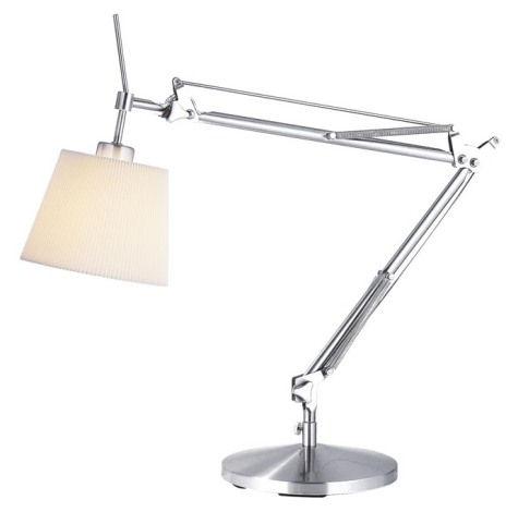 Desk Lamp Brushed Metal Architect Style Professional Drafting Light