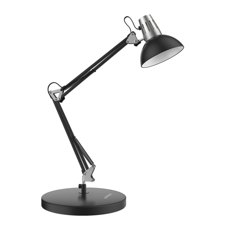 Desk Lamp Interchangeable Base Inline Switch Flexible Task Light