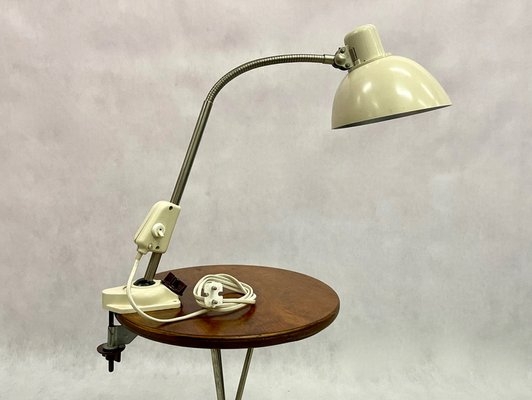 Desk Lamp Mid-Century Industrial Sage Green Dome Shade Adjustable