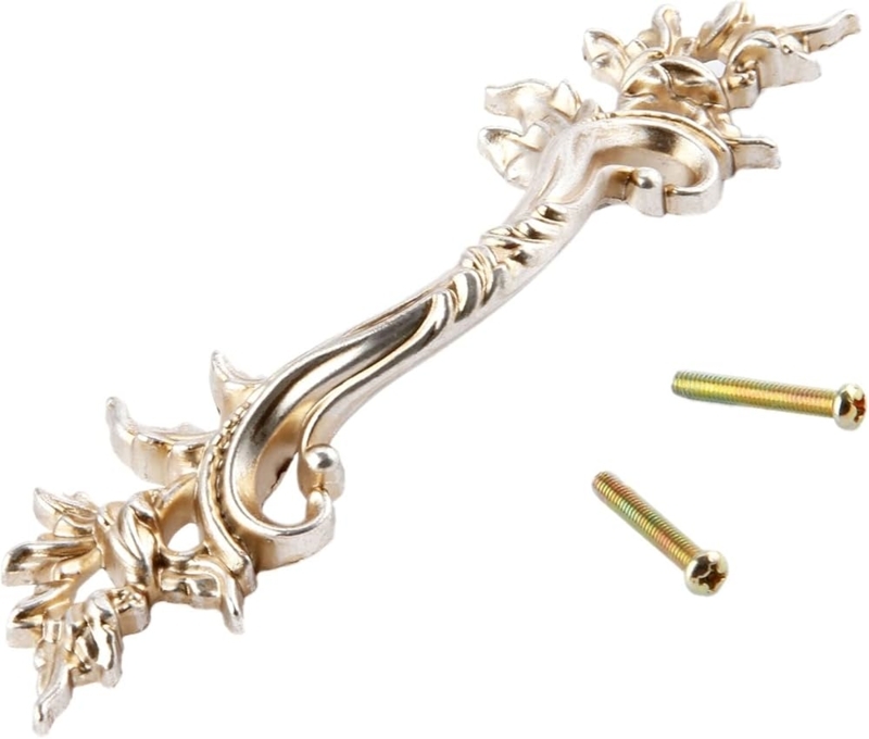 Drawer Pull Antique Gold French Provincial Scrollwork