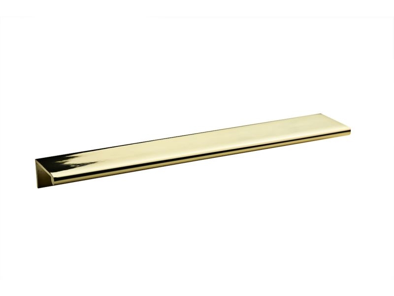 Drawer Pull: Matte Black Edge Mount Tab Minimalist Handle