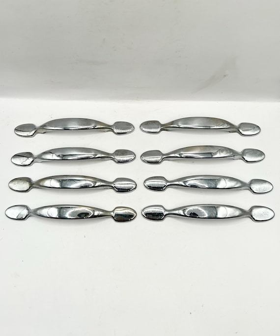 Drawer Pull: Ornate Silver Bail Handle with Embossed Backplate