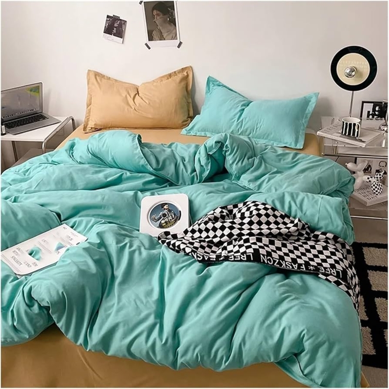 Duvet Cover Set Mustard Yellow Industrial Style Mustard Yellow Duvet Cover Set