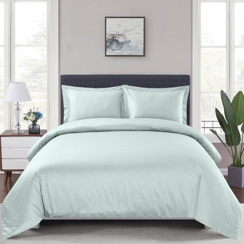 Duvet Cover Set: Vibrant Gold Hue Silky Bamboo Sheen