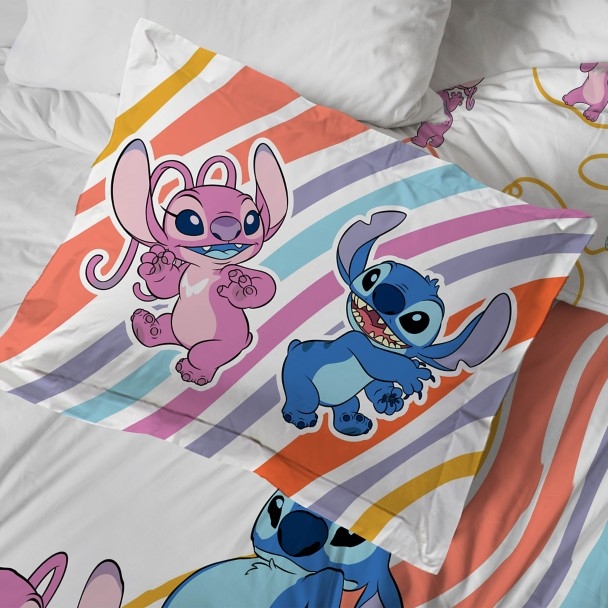 Duvet Cover Set White Character Graphic Reversible Pattern Playful
