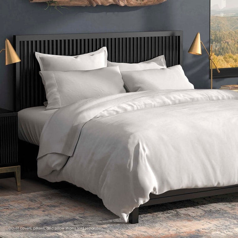 Duvet Insert: Cozy Box Quilted Comforter with Piped Edges