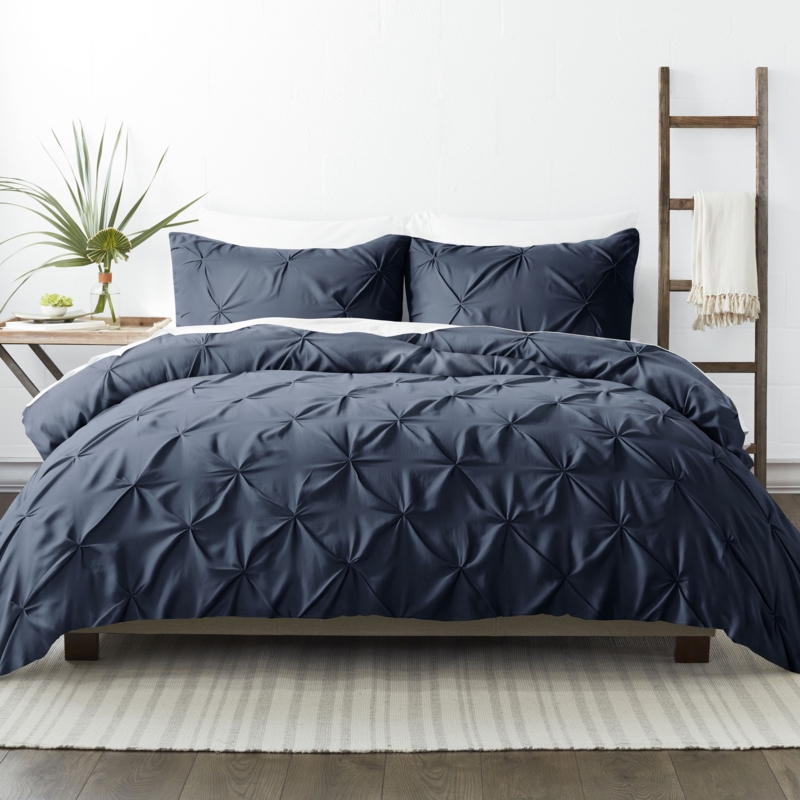 Duvet Set Pinch Pleat Texture Contemporary Design