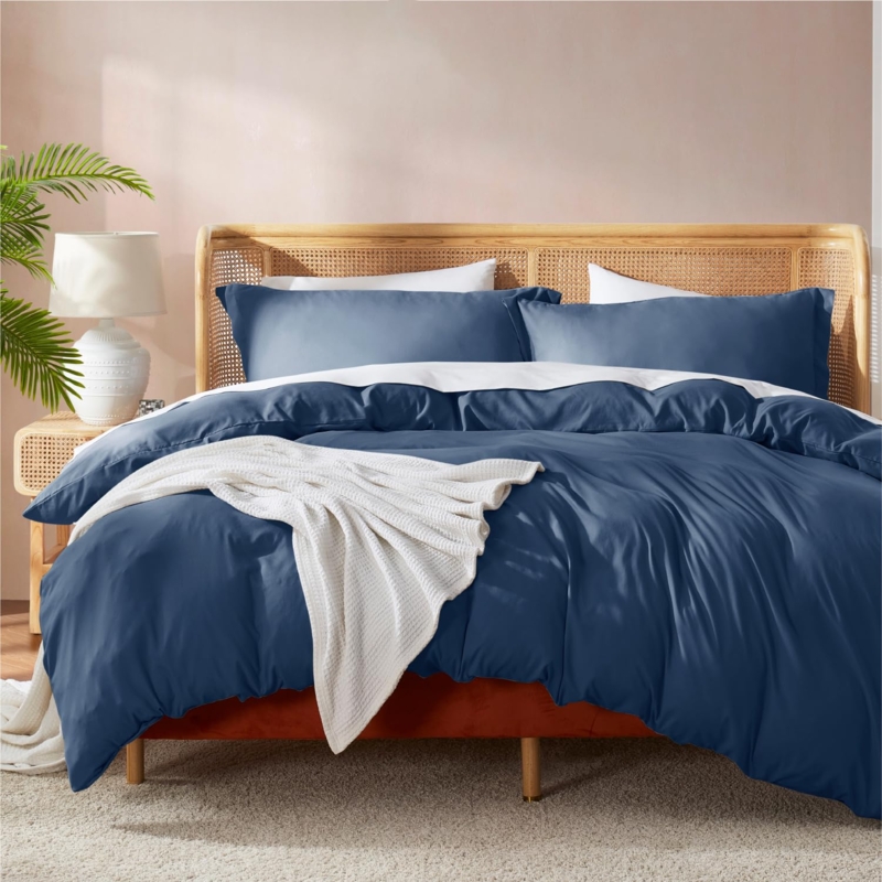 Duvet Set Soft Brushed Fabric Minimalist Style