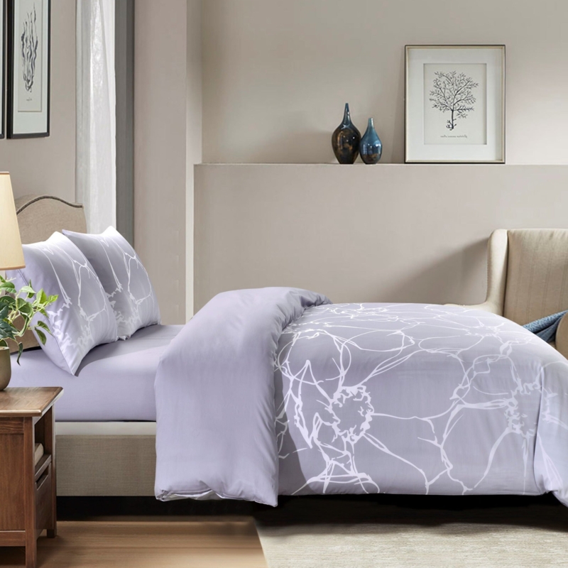 Duvet Set Tufted Circular Pattern Daisy Motif Textured Modern Boho