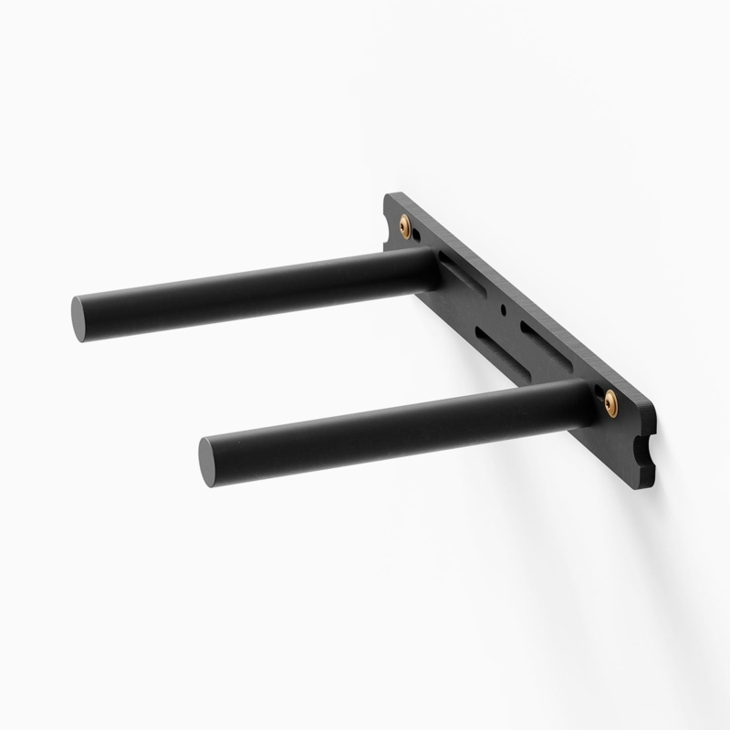 Floating Shelf Bracket Matte Gray Heavy Duty Industrial