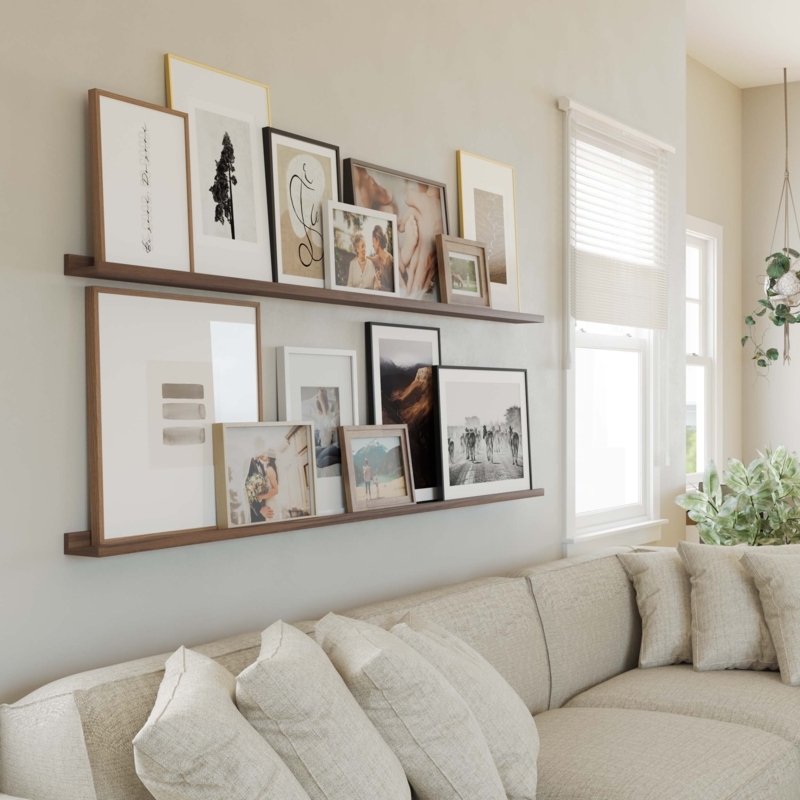 Floating Shelf Extra Long Walnut Ledge Living Room Wall Styling