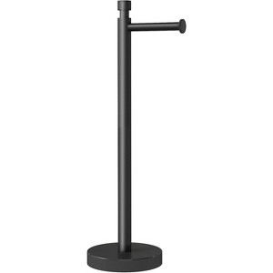 Functional Freestanding Toilet Paper Holder with Weighted Base Storage
