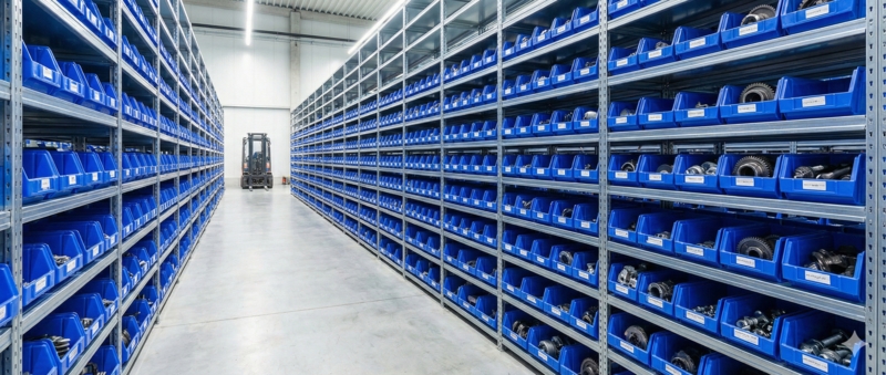Industrial Shelving Multi Tier Metal Unit High Density Storage