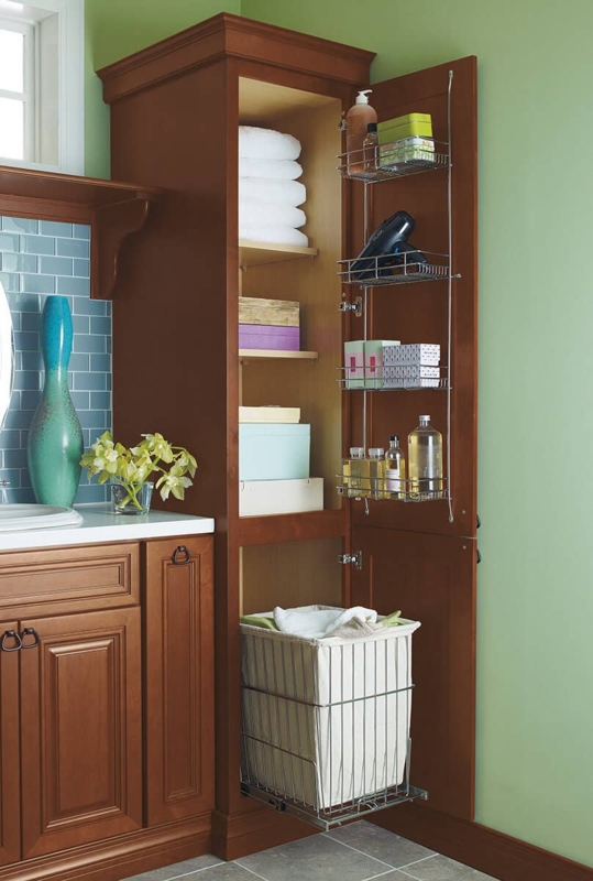 Kitchen Cabinet Organizer Two Tier Kidney Shape Pull Out Shelves