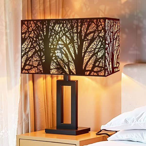 Lampshade: Modern Rectangular Matte Metal Accessory