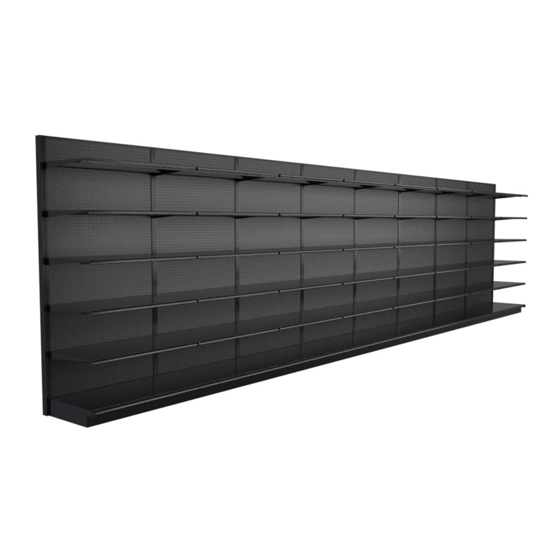 Massive 32ft Run Gondola Shelving System for Retail